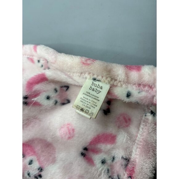 Pink Buba Baby Fox Lovey Blanket With Plush Fox Teething Toy Security Blanket - Picture 5 of 6